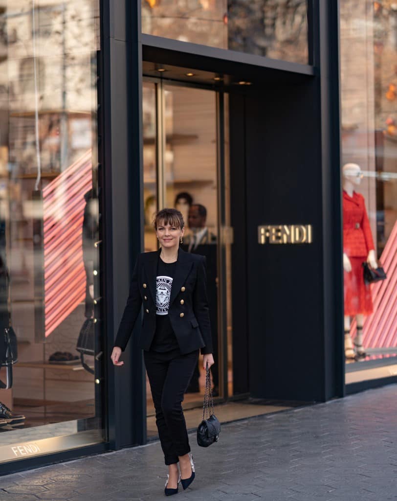 Shopping in Fendi Barcelona