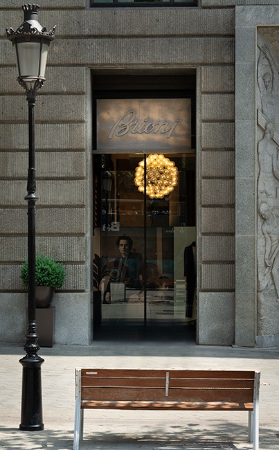 Brioni shop outside Barcelona