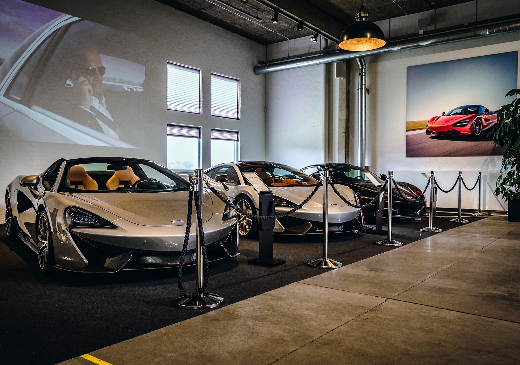 My Garage Vejle luxury cars parked