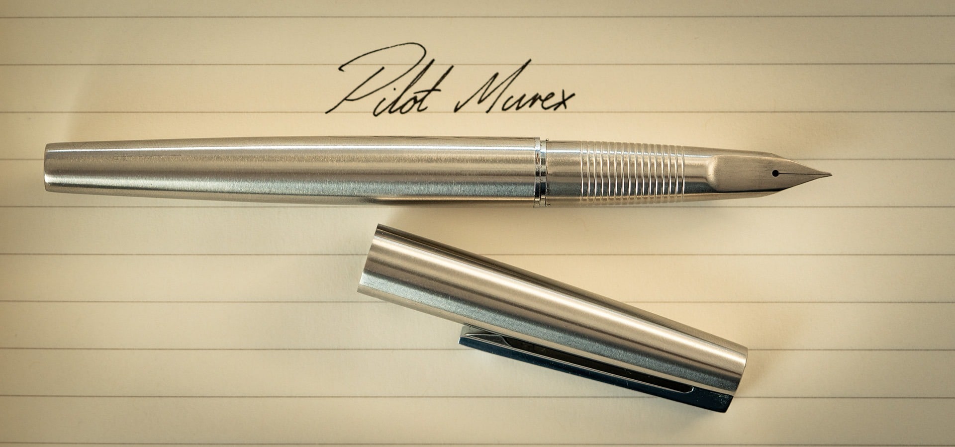 Silver Pilot Murex fountain pen