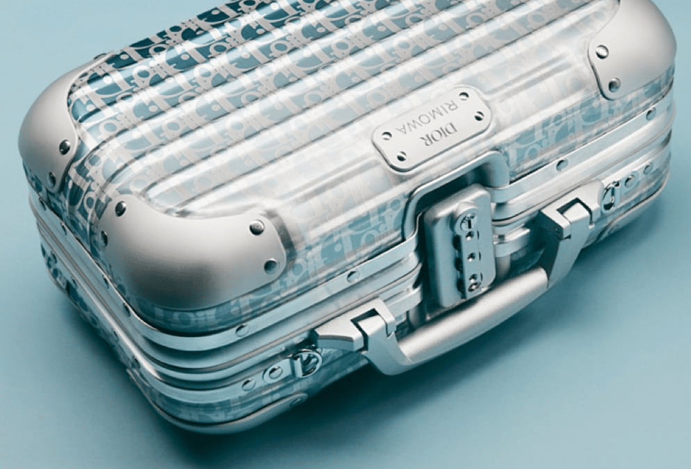 The collaboration Dior/Rimowa.