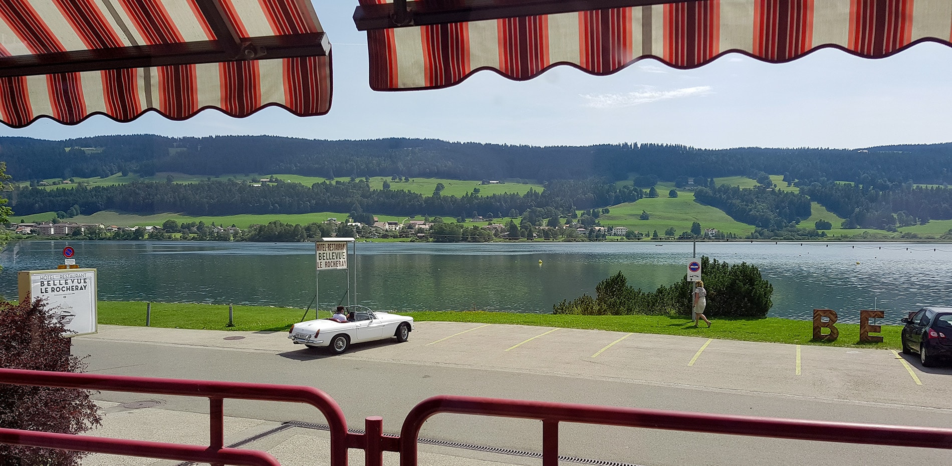 View from Restaurant Bellevue Le Rocheray