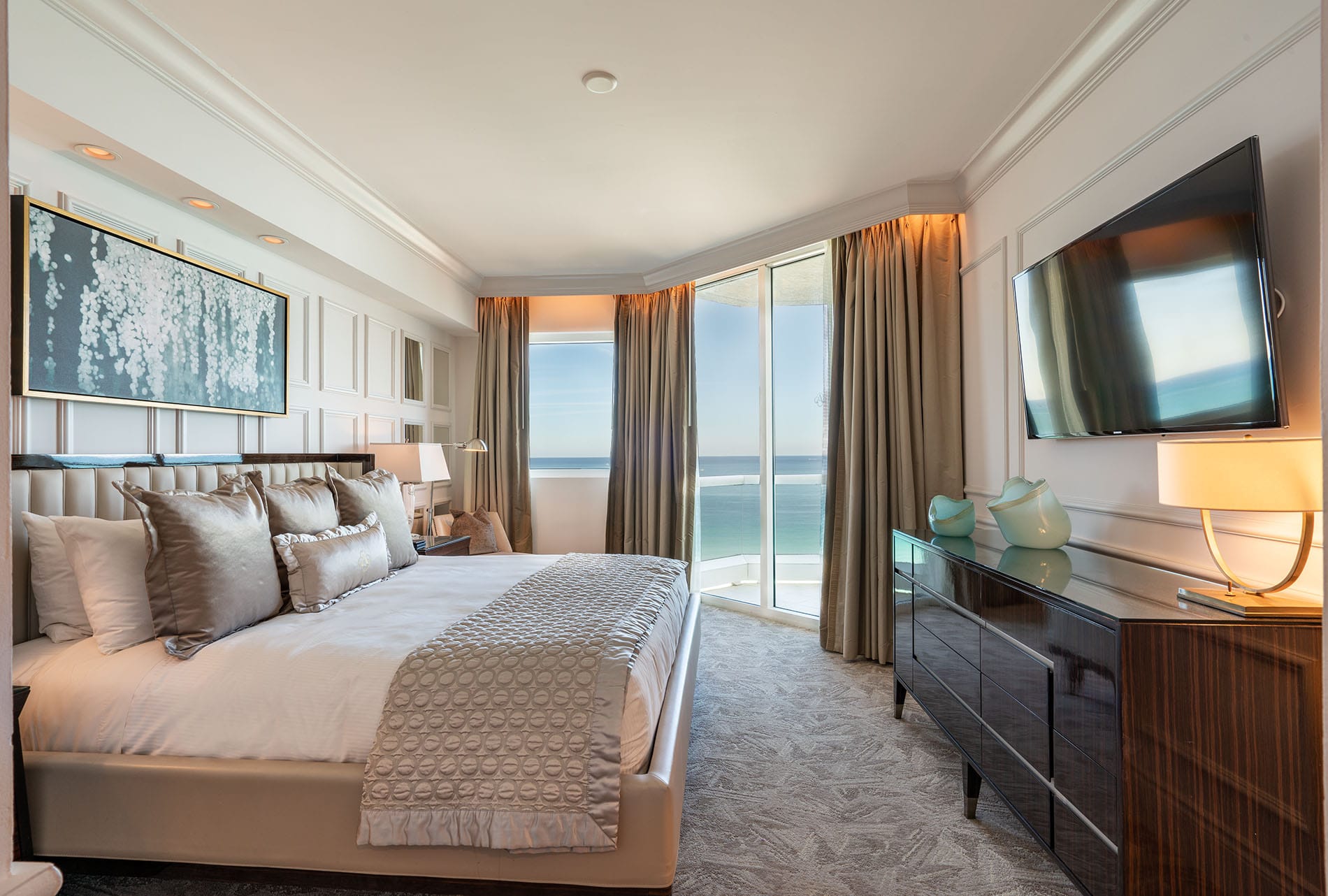 Acqualina Miami bedroom