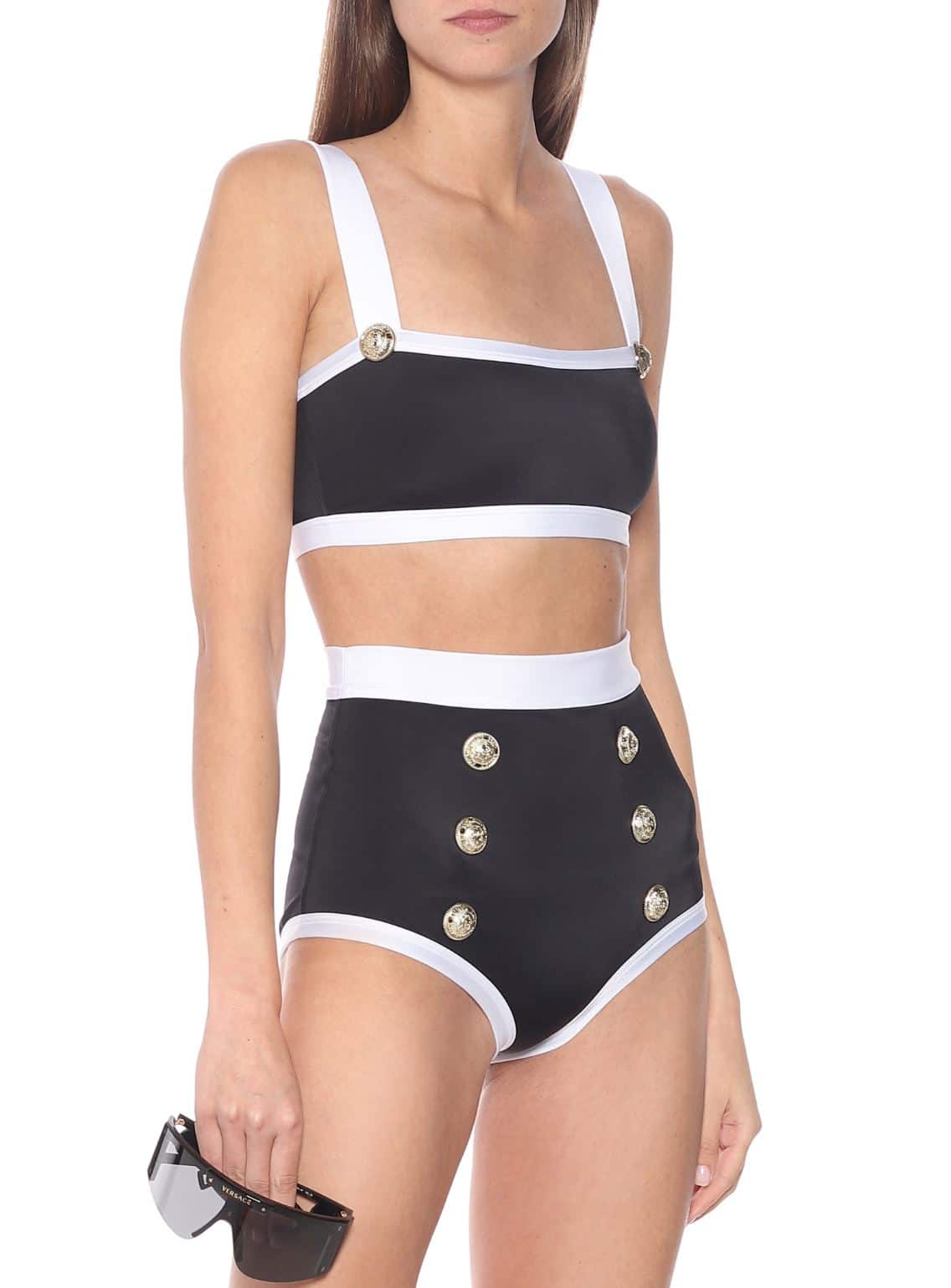 Balmain high rise bikini