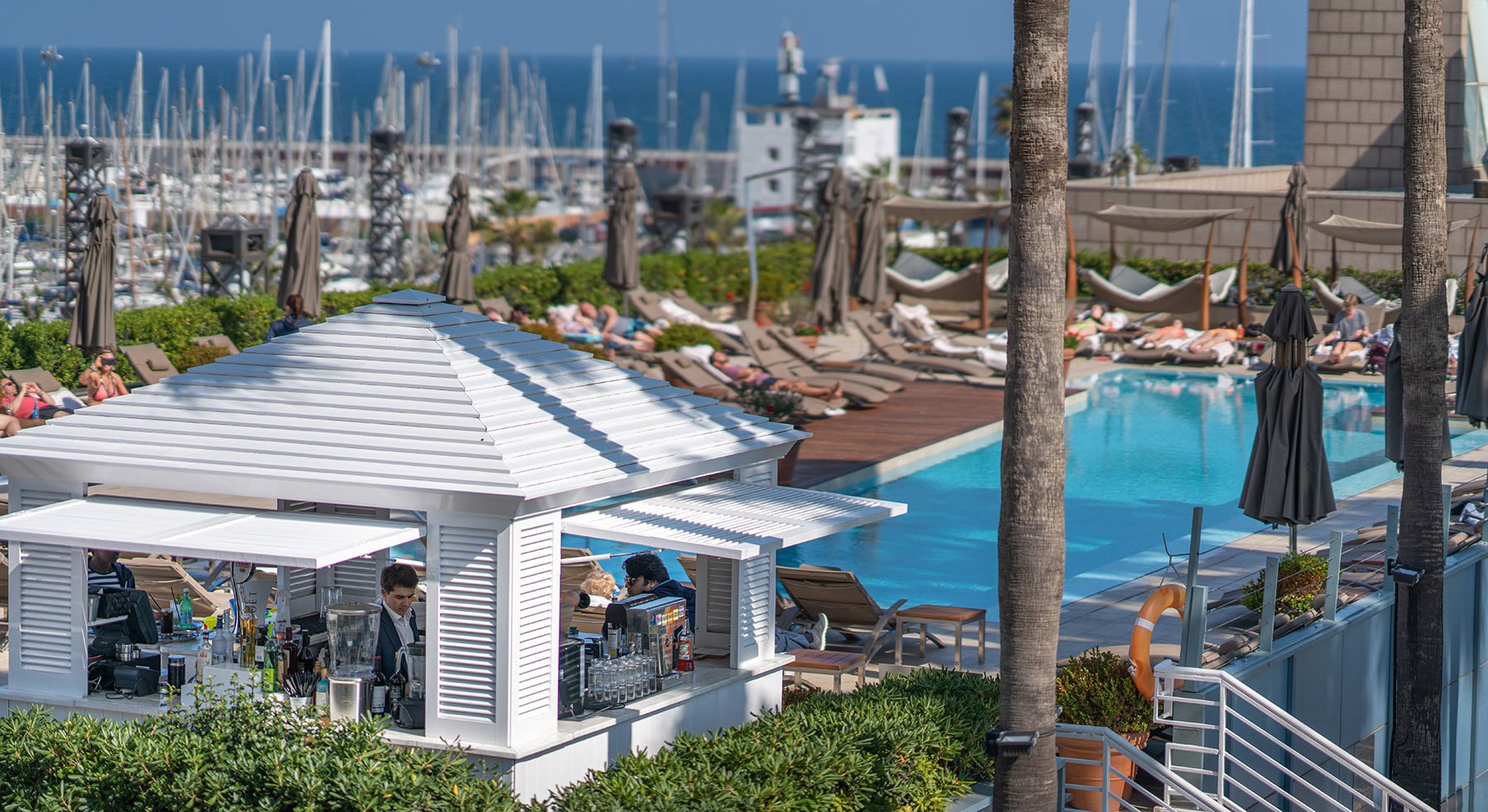 Poolbar at Hotel Arts Barcelona