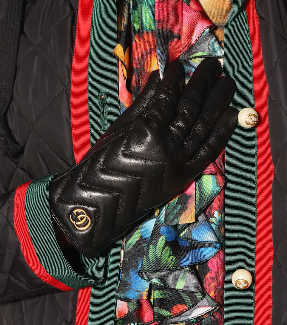 Gucci leather gloves