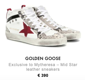 Golden Goose exclusive sneakers