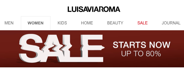 Luisaviaroma sale