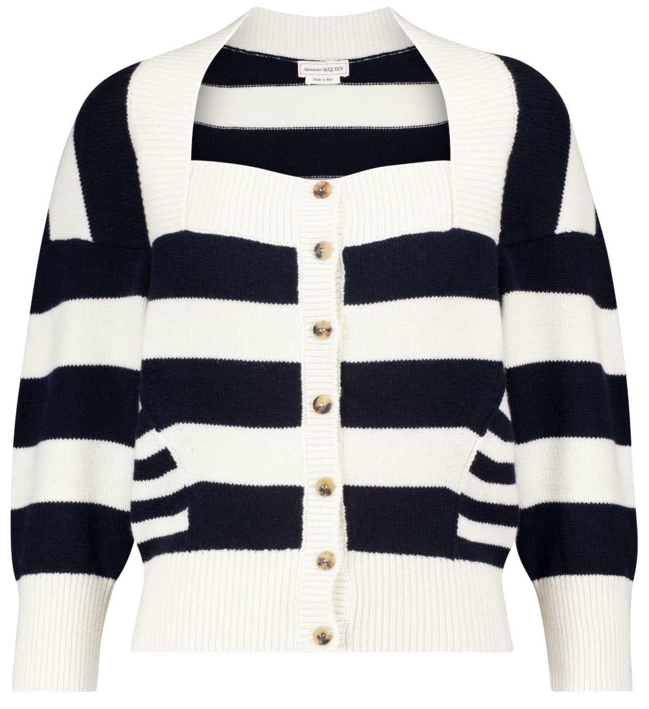 Navy stripped cardigan