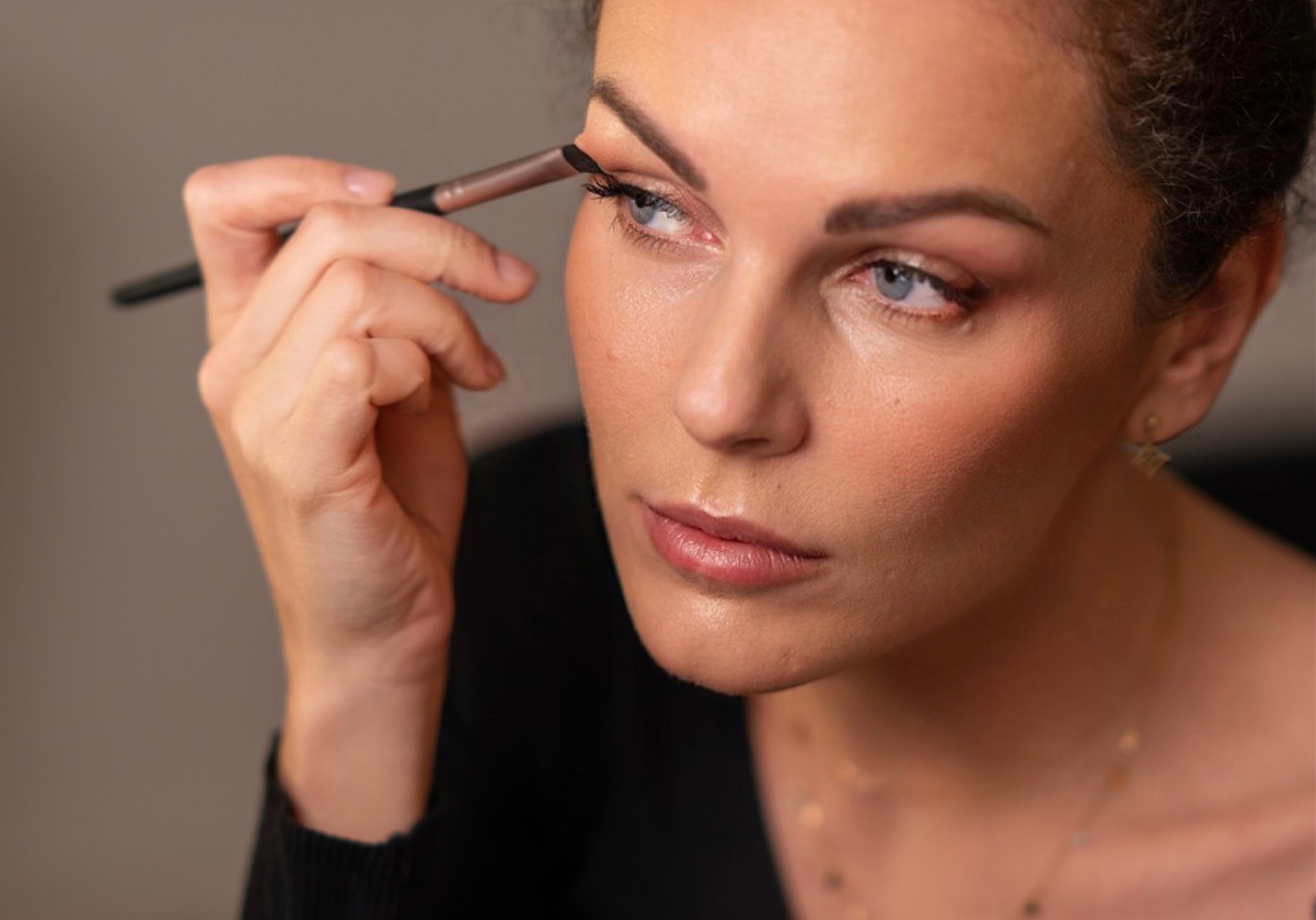 Girl doing make up